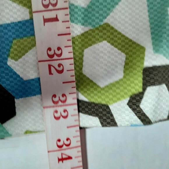 Kim Rogers Signature Retro Geometric Print Sleeveless Dress size 10P (1191) - Picture 7 of 7